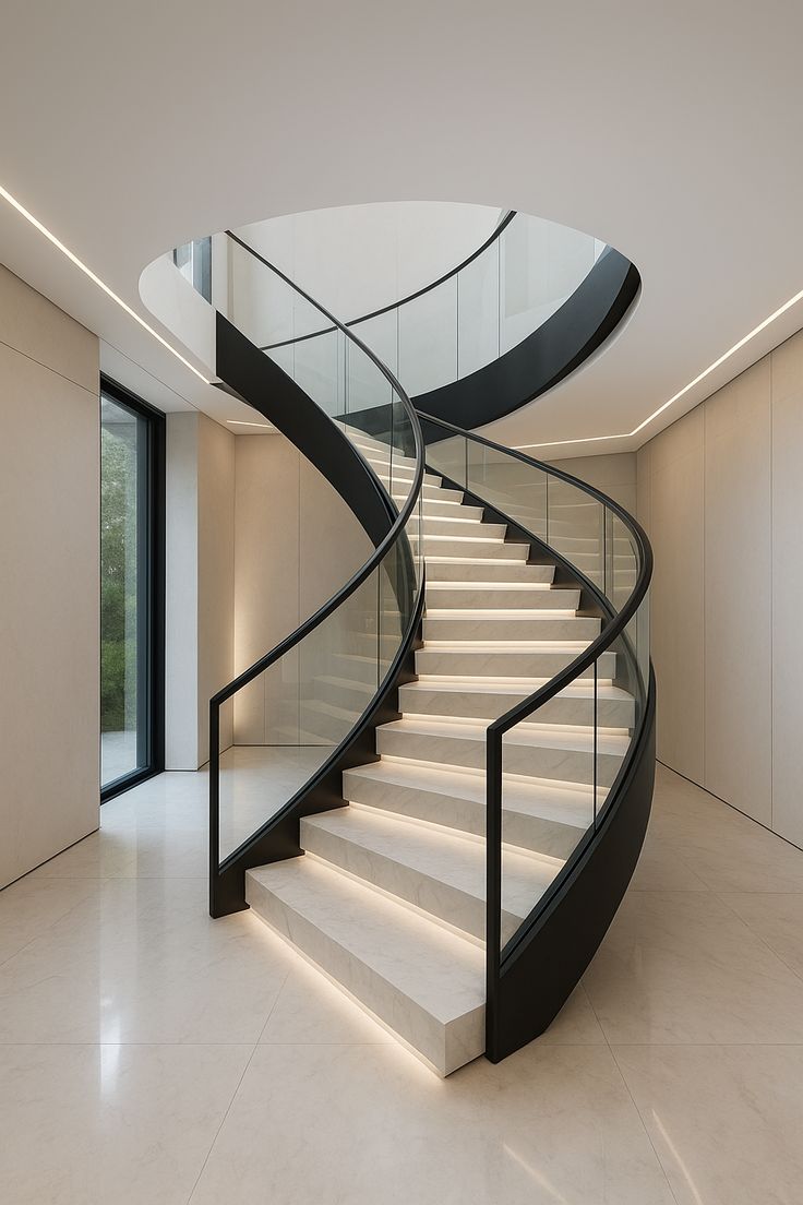 Golden Metallic Handrail